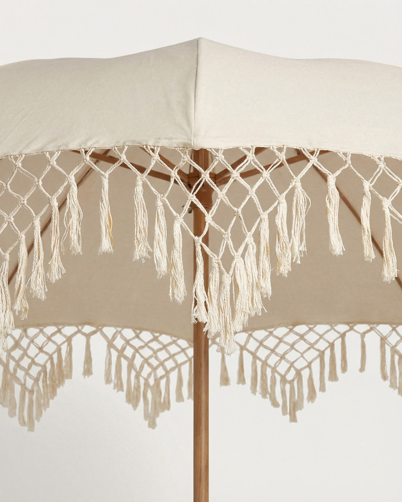 Parasol flecos UV-50 aluminio CALDER | Rey Home