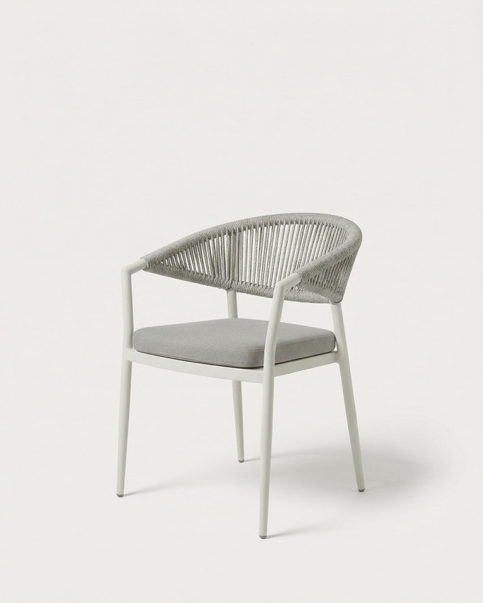 Silla exterior trenzado AMIAN