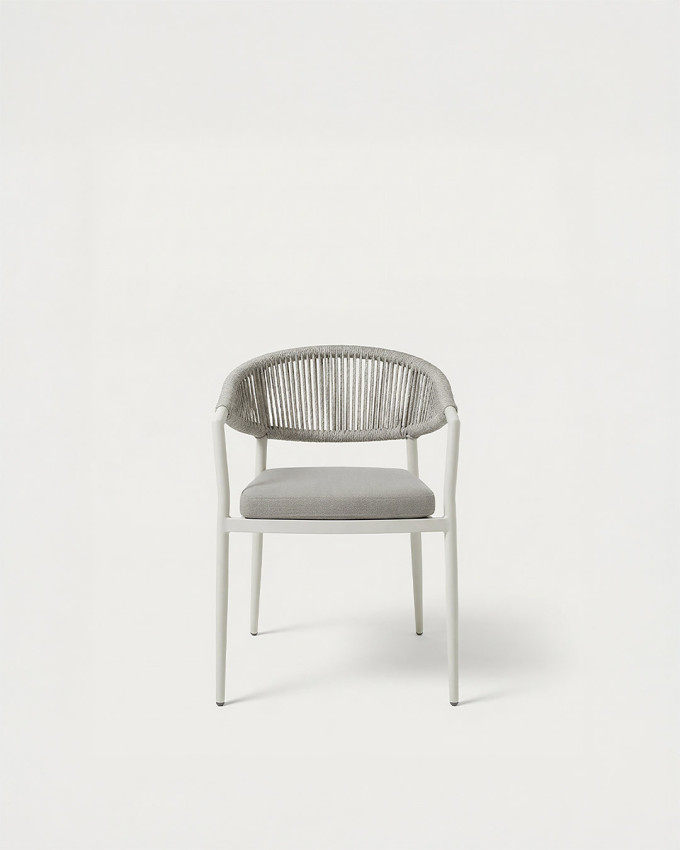 Silla exterior trenzado AMIAN