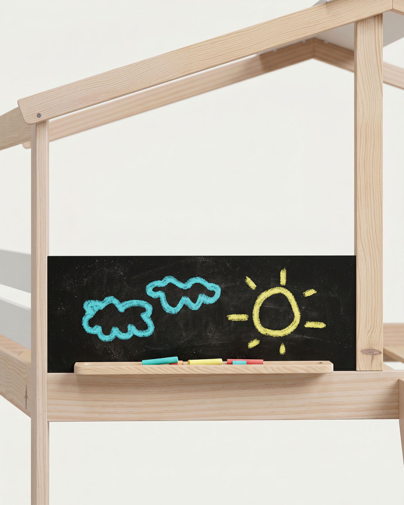 Cama infantil tobogán LENI vista detalle