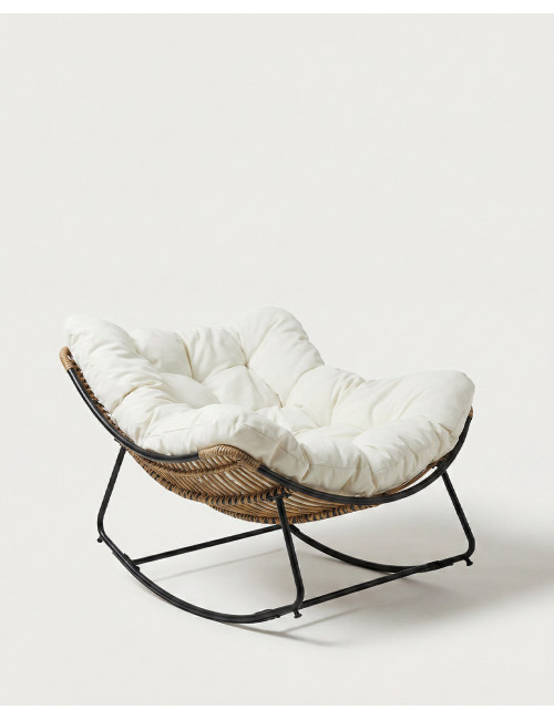 Butaca mecedora relaxation TULUM LUREN | Rey Home