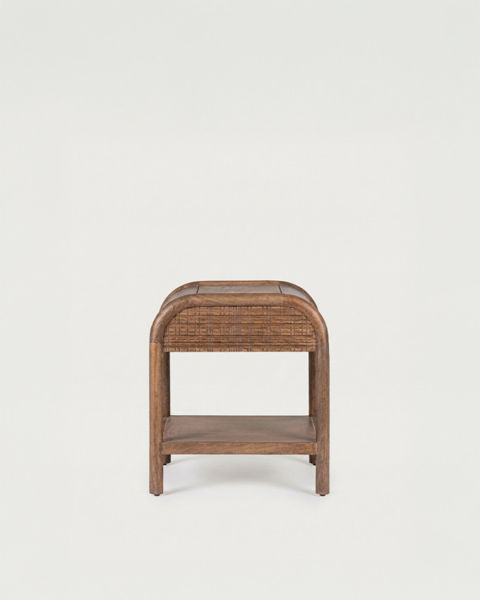 Mesita de noche de madera VENTO