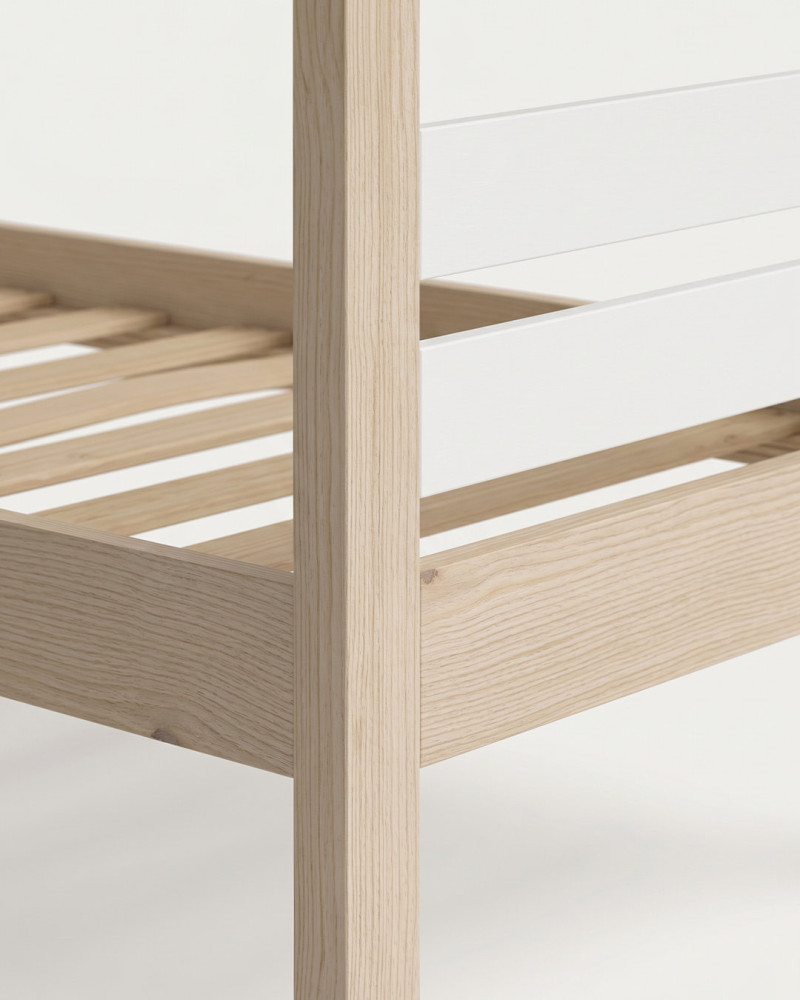 Cama infantil cabaña IVY VISTA DETALLE ESQUINA BAJA