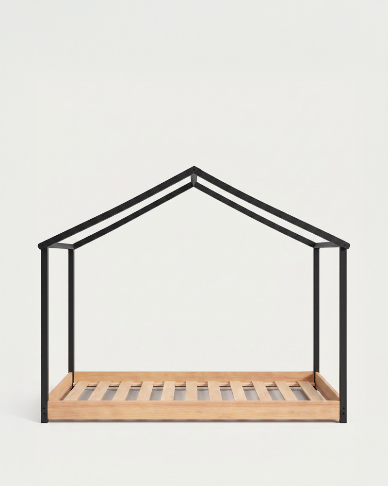 Cama infantil cabaña MIKE VISTA FRONTAL