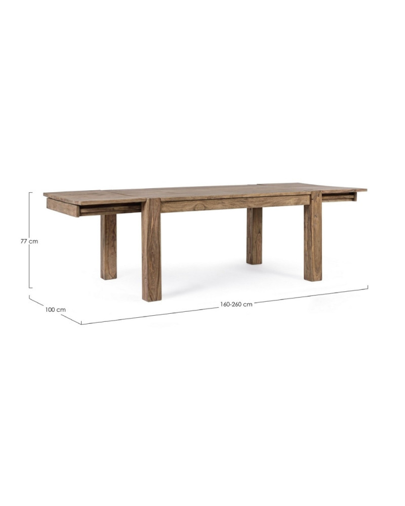Mesa de Comedor Extensible de Madera | Diseño Elegante – Muebles Rey