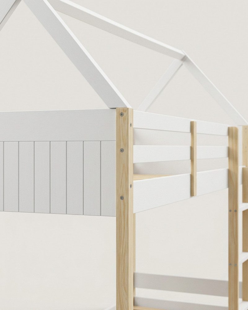 Cama infantil litera TORA DETALLE ESQUINA DERECHA SUPERIOR