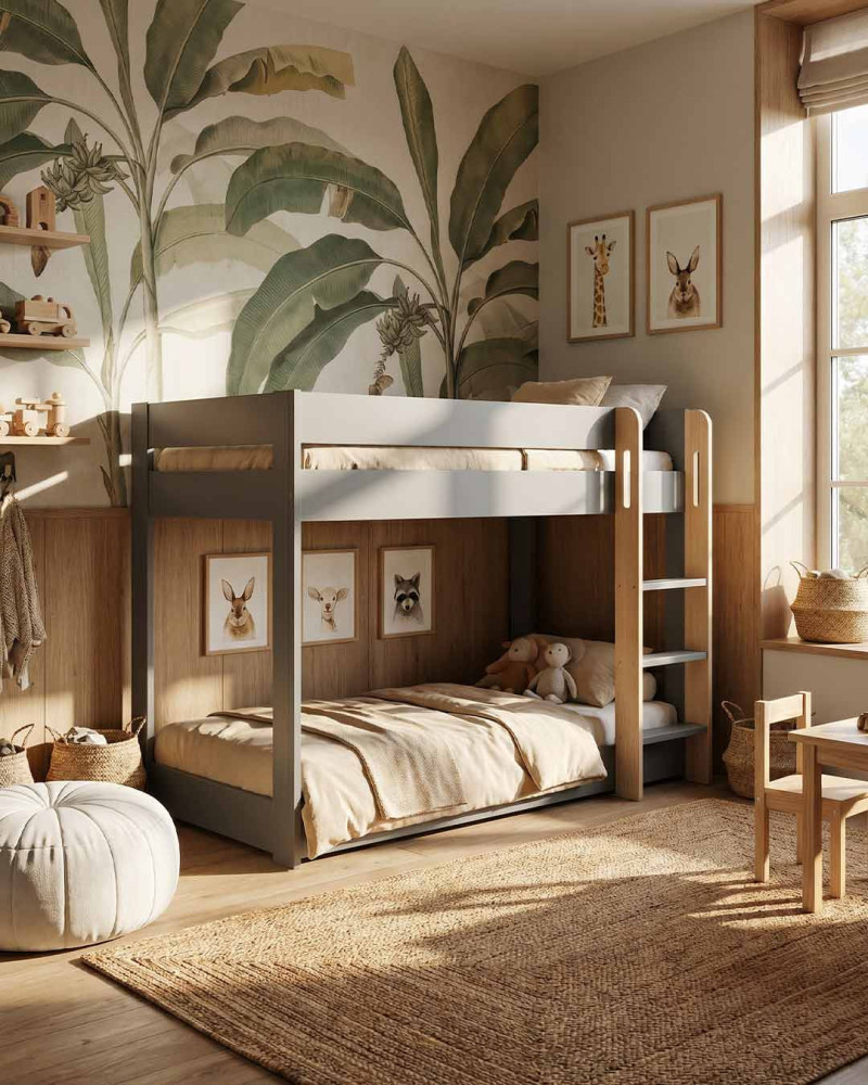 Cama infantil litera UMA VISTA DECORADA