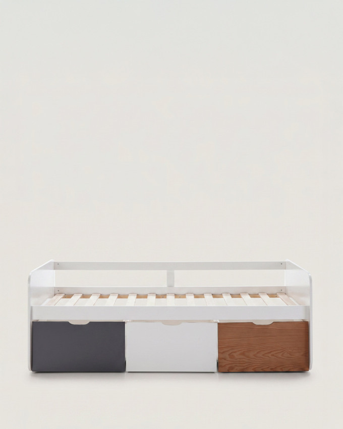 Cama con cajones inferiores UDIS