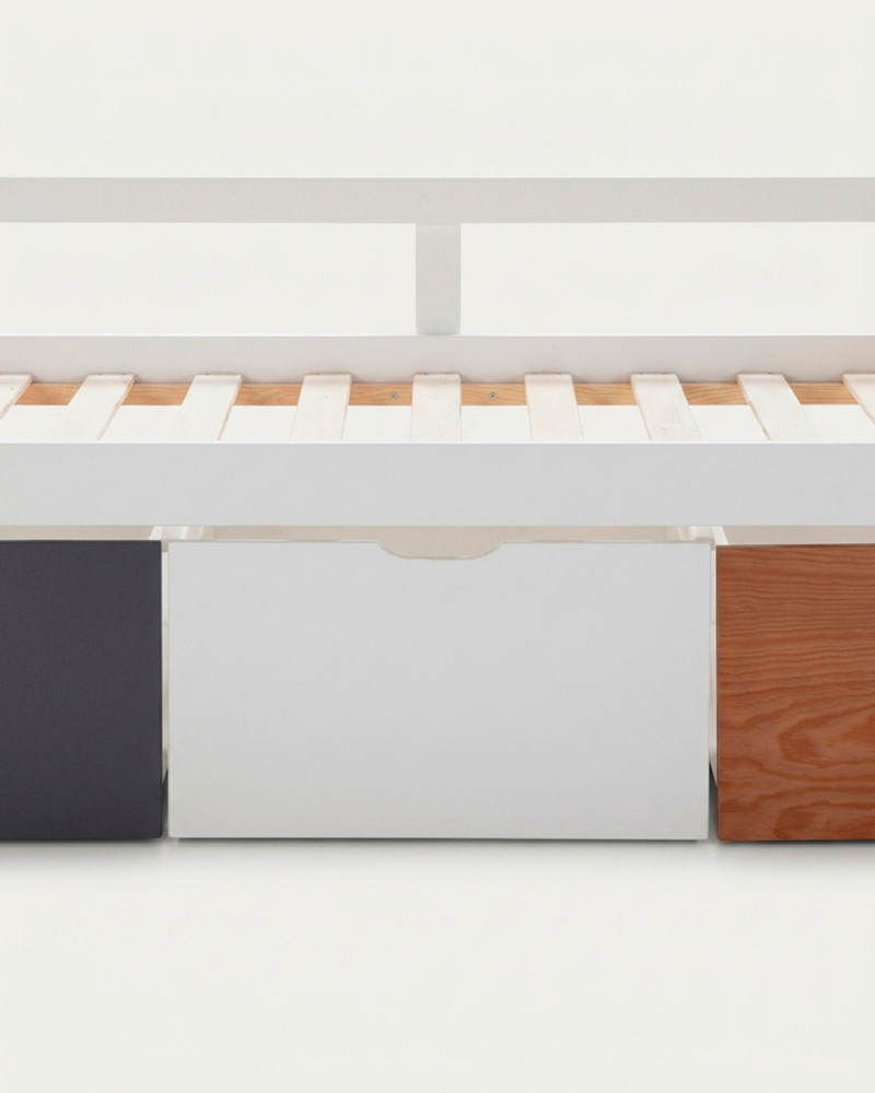 Cama con cajones inferiores UDIS VISTA DETALLE FRONTAL