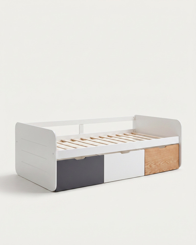 Cama con cajones inferiores UDIS VISTA 3/4