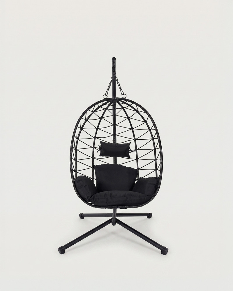 Sillón colgado exterior ratán ALVOR | Rey Home