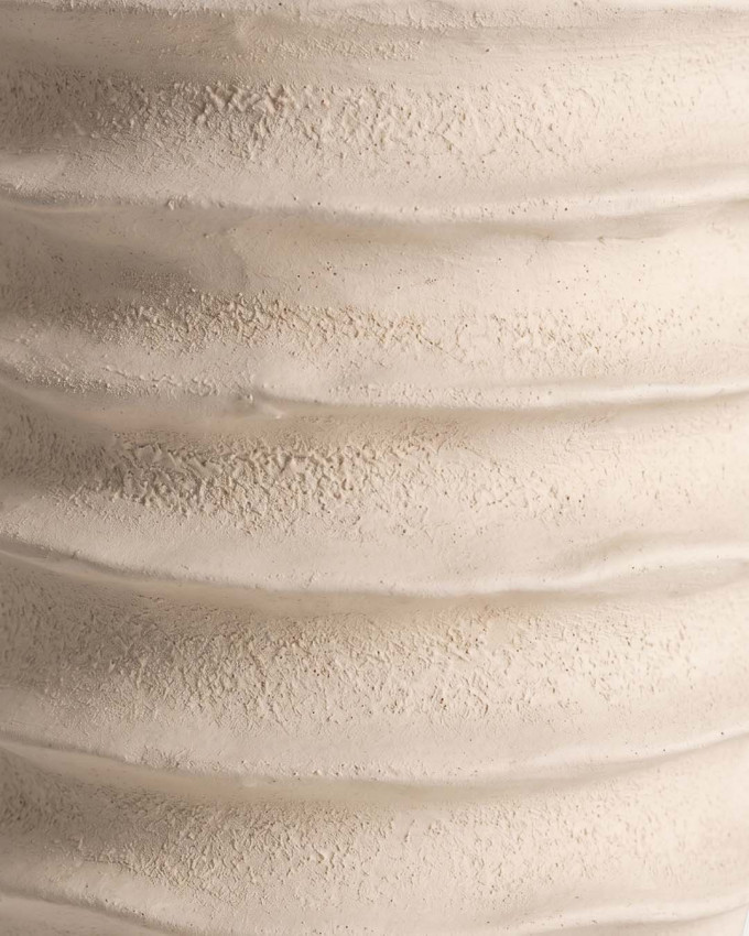 Macetero crema cerámica BOSA