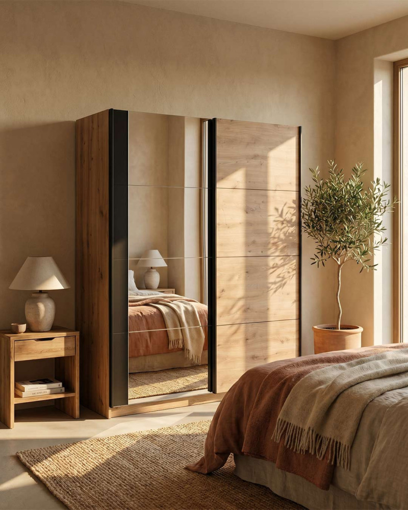 Armario 2 puertas correderas SINDY | Rey Home.