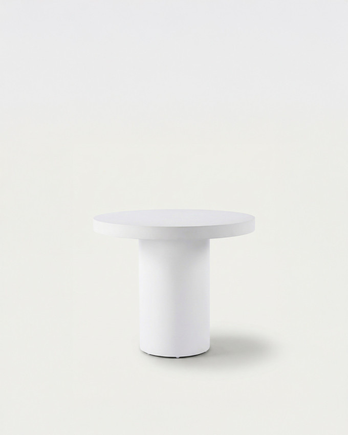 Mesa exterior redonda 90cm microcemento CAVEN