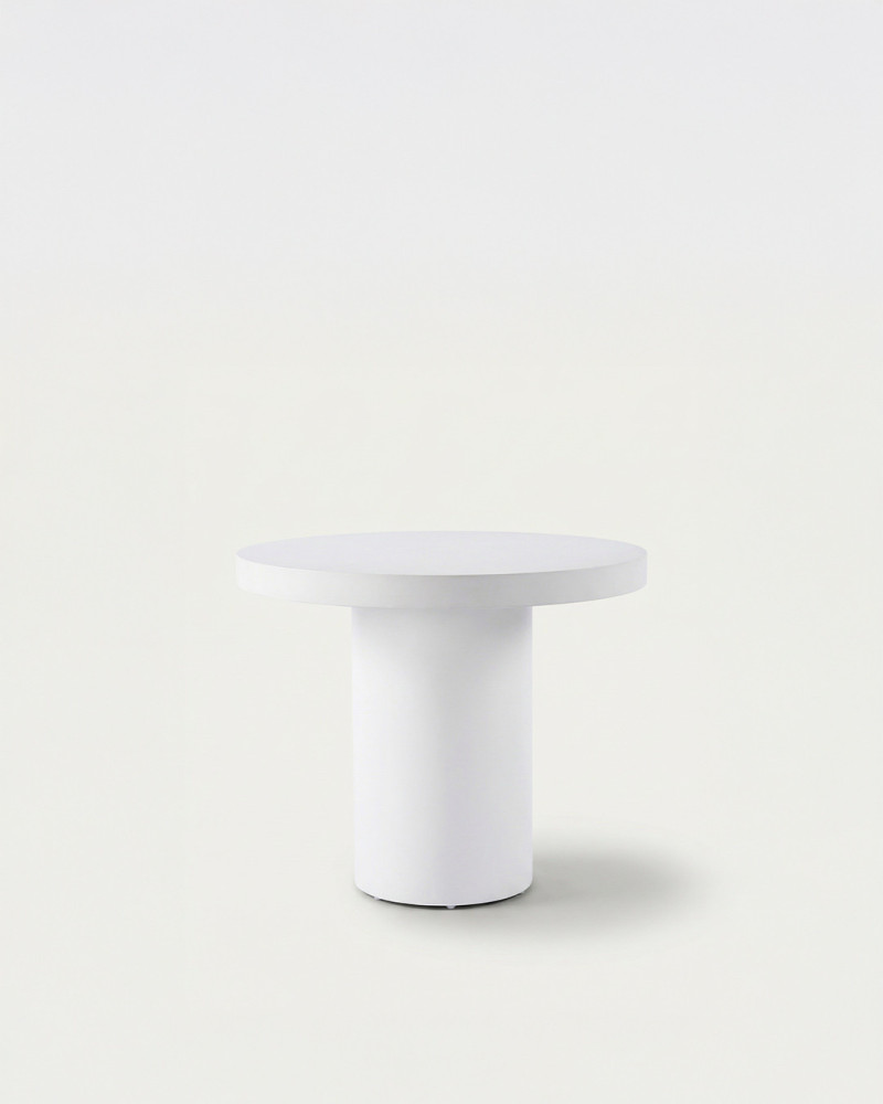Mesa redonda 90cm microcemento CAVEN | Rey Home