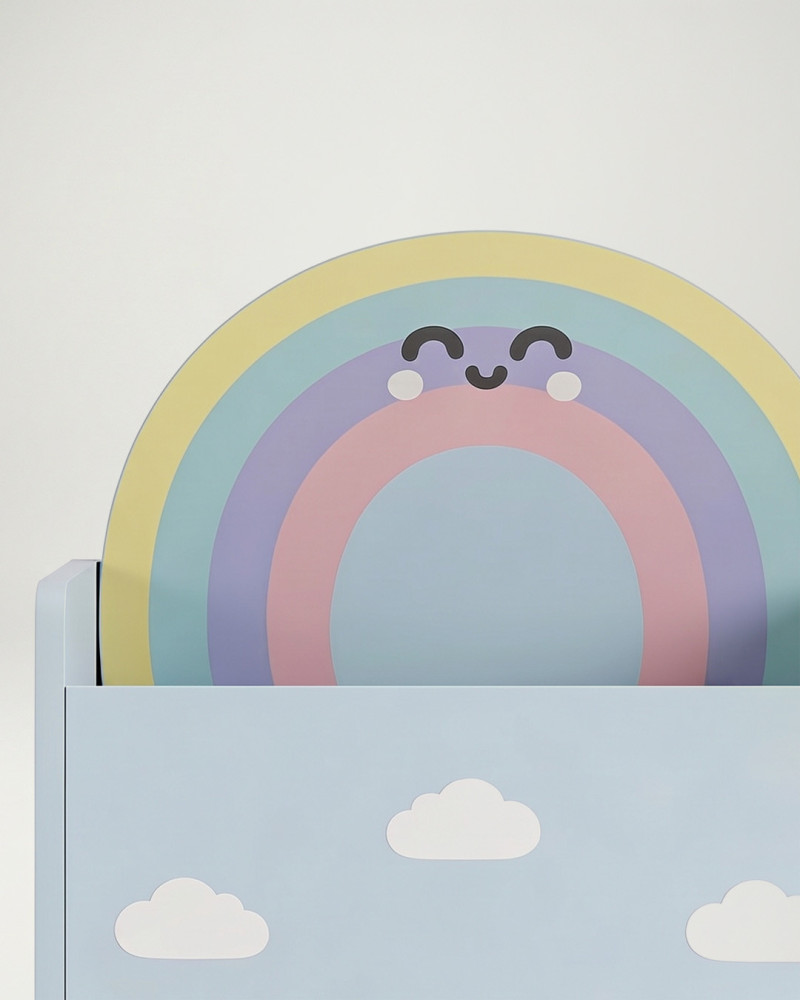 Juguetero con ruedas DINO para Habitaciones Infantiles | Rey Home