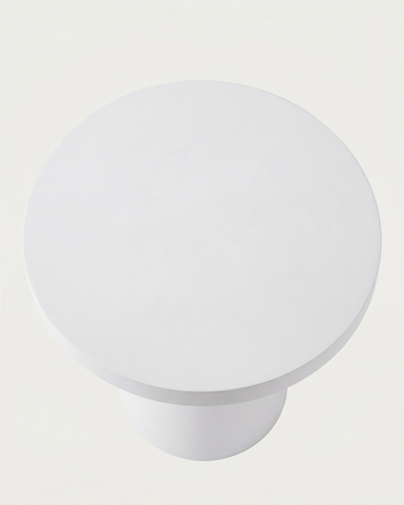 Mesa redonda 90cm microcemento CAVEN | Rey Home