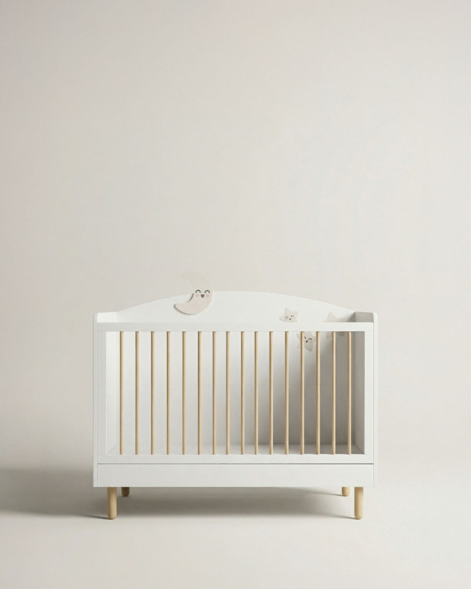 Cuna con decoración LUNA
