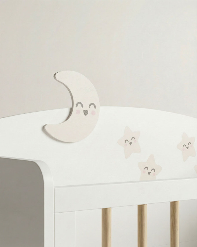 Cuna con decoración LUNA