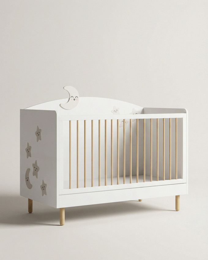 Cuna con decoración LUNA