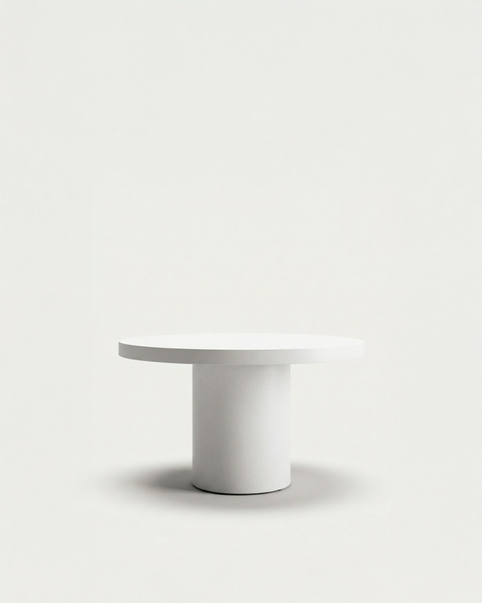 Mesa exterior redonda microcemento ARLON