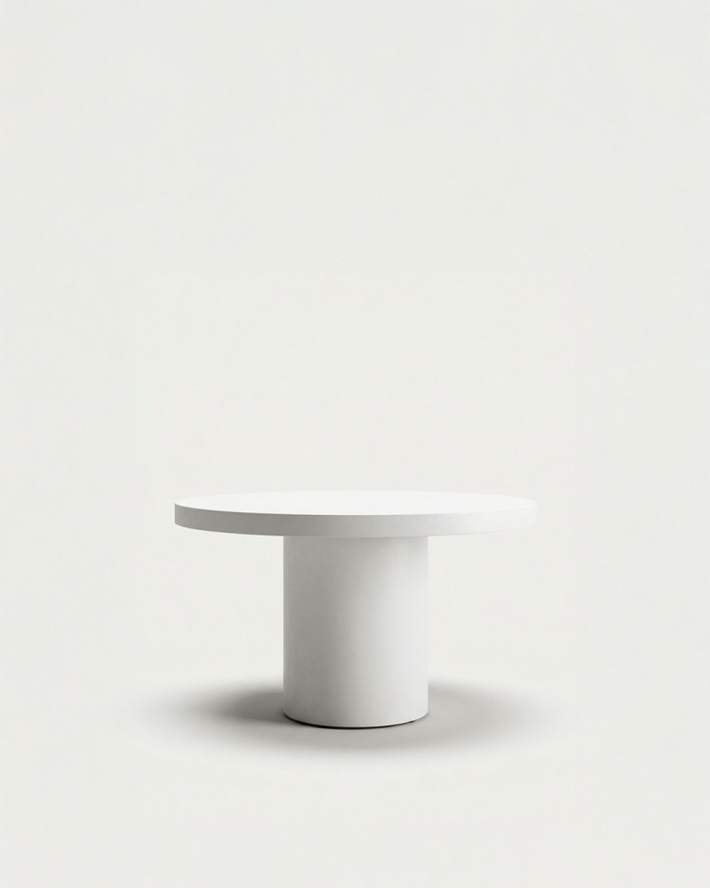 Mesa redonda microcemento ARLON | Rey Home