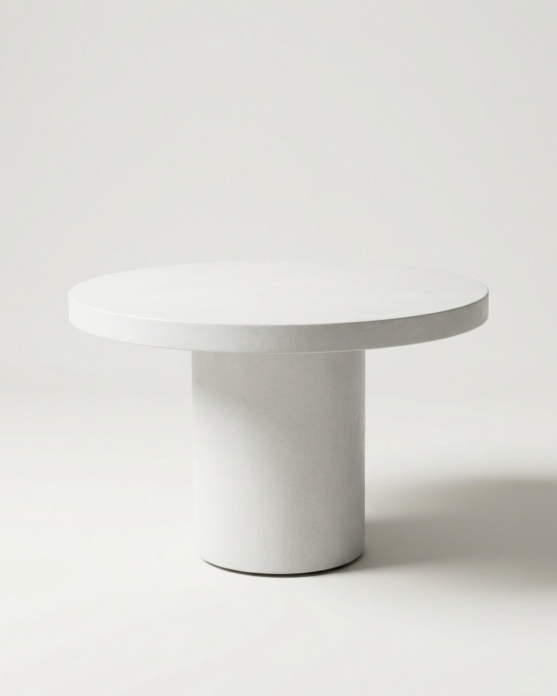 Mesa redonda microcemento ARLON | Rey Home
