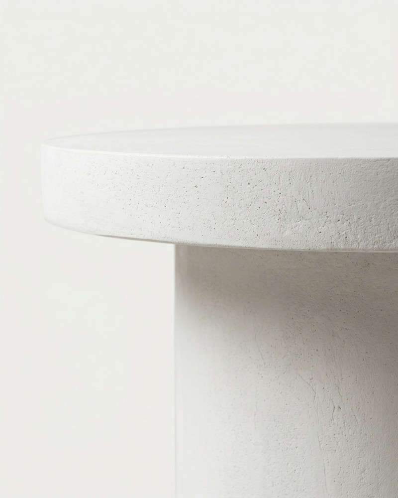 Mesa redonda microcemento ARLON | Rey Home