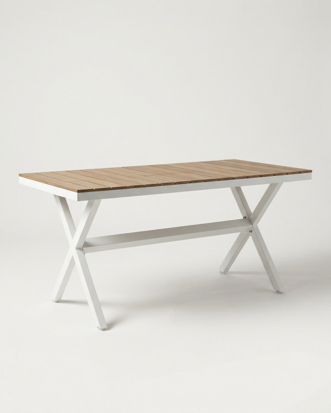 Mesa exterior comedor aluminio-desmontable TAREL