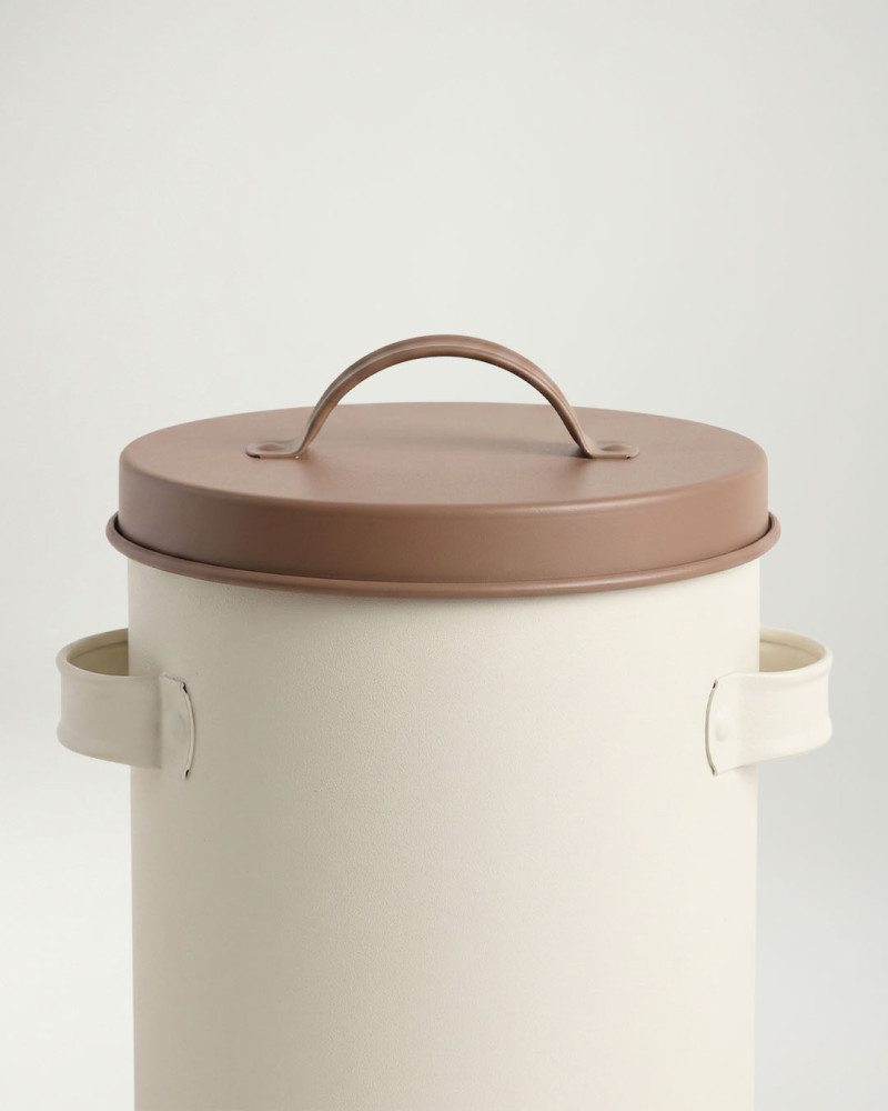 Bote Comida Gato Beige ORBENA | Rey Home