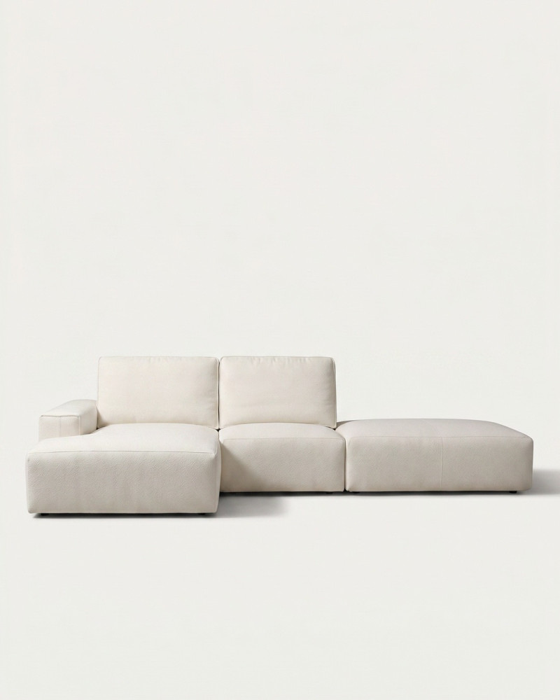 Sofá chaise longue de diseño FIORA-frente 2