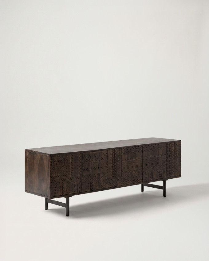 Mueble TV mango 3 puertas ARESTE