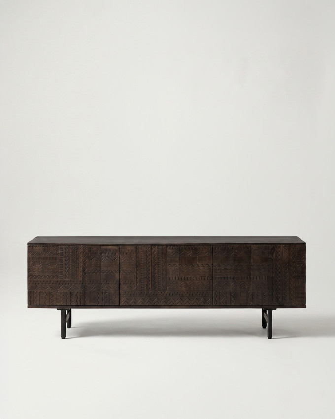 Mueble TV mango 3 puertas ARESTE