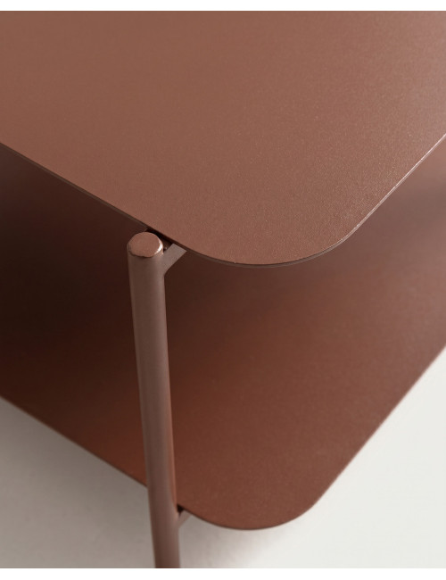 Comprar Mesa de centro rectangular metal AMBER | Rey Home
