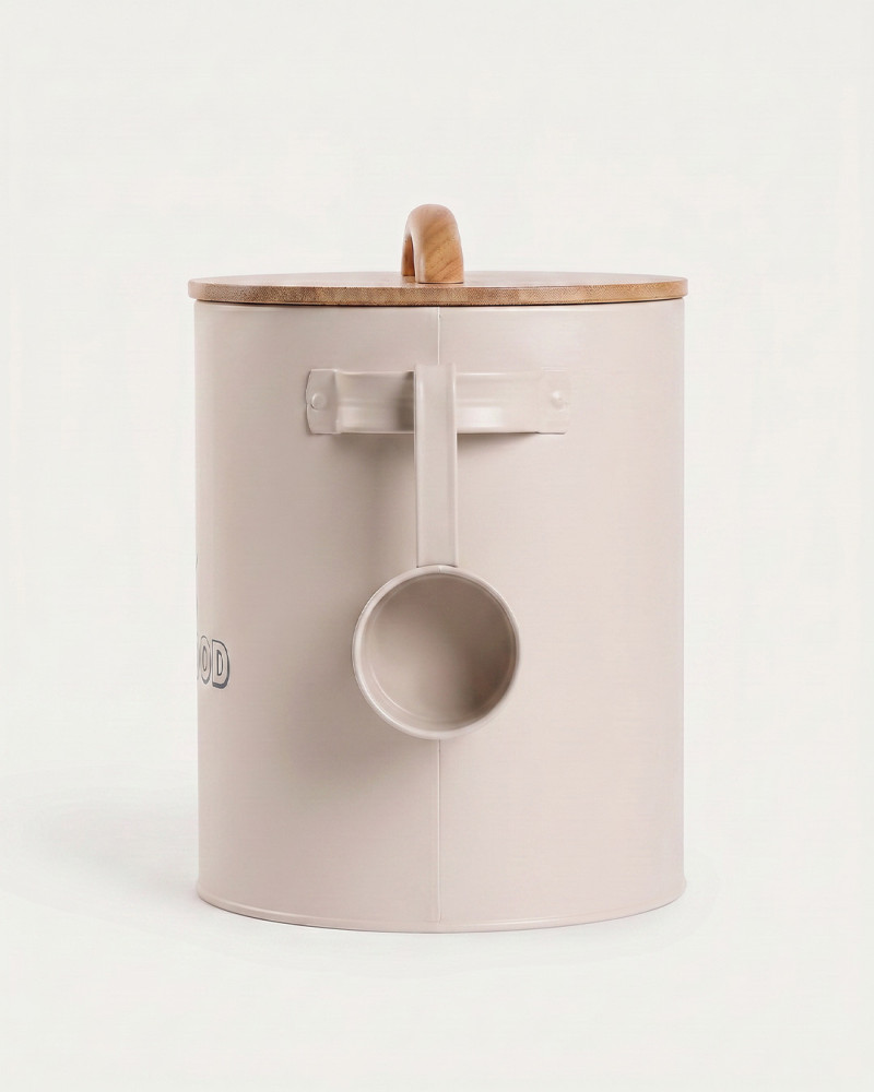 Bote Comida Mascota Bambu JORVI | Rey Home