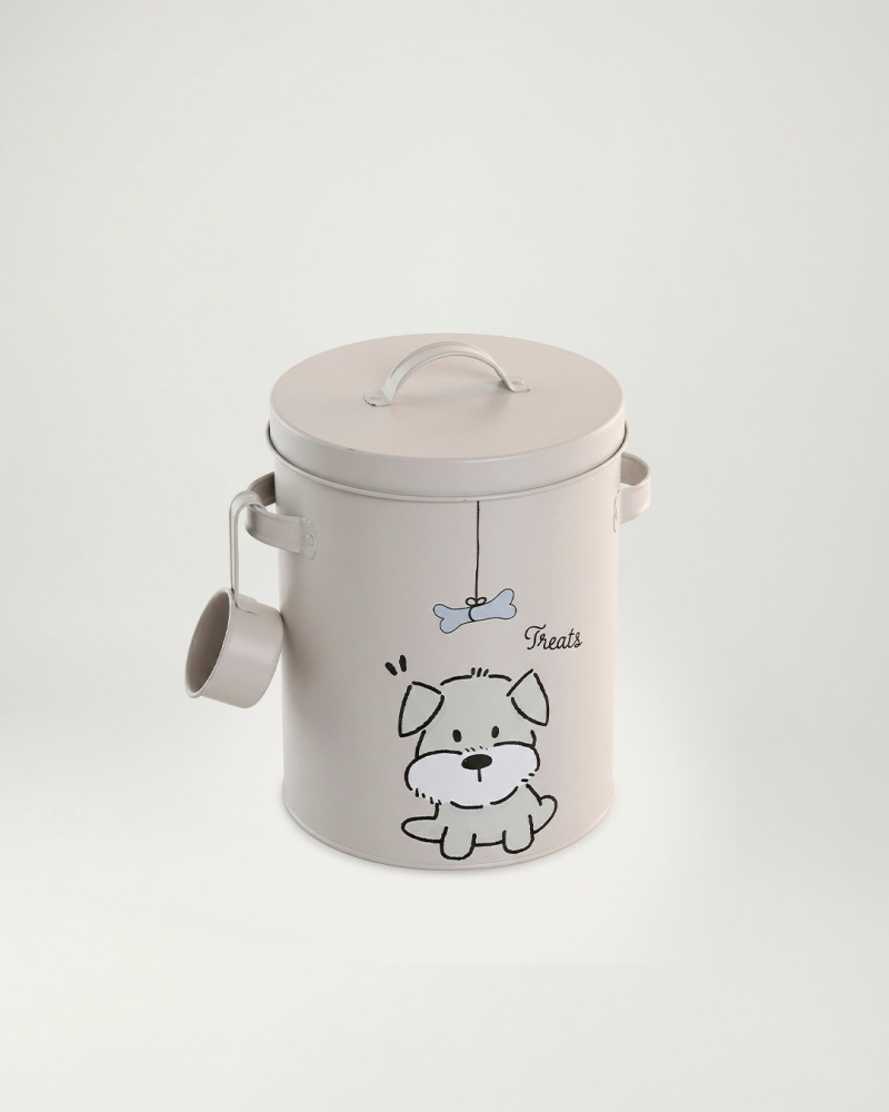 Bote Comida Perro Gris NALVIA | Rey Home