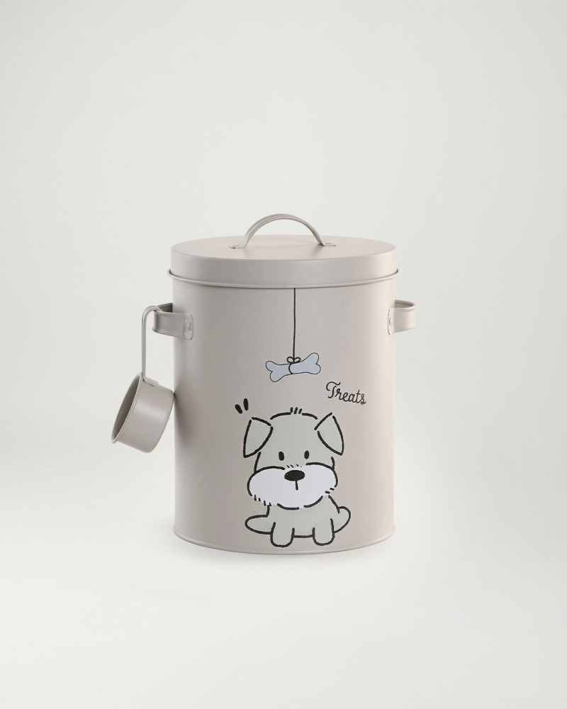 Bote Comida Perro Gris NALVIA | Rey Home