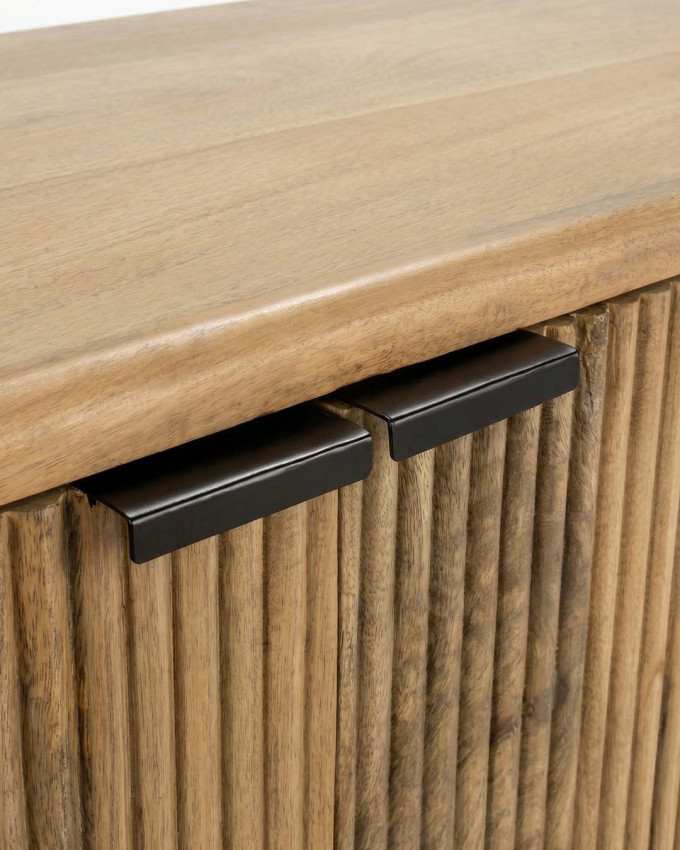 Mueble TV PADOC 4 puertas acanaladas