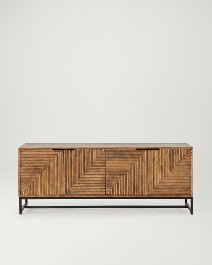 Mueble 4 puertas TV PRIVE mango