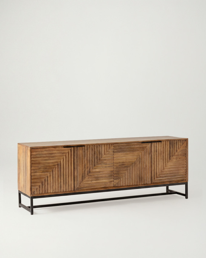 Mueble 4 puertas TV PRIVE mango