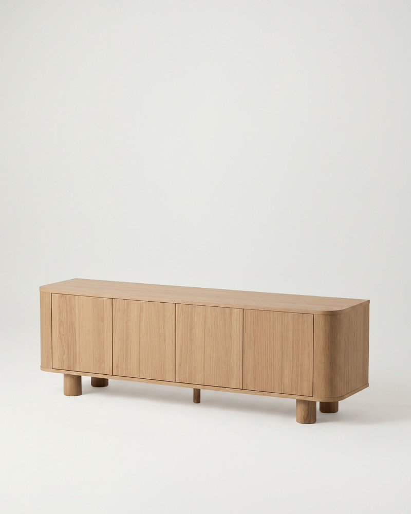 Mueble TV 4 puertas INAYA vista perspectiva