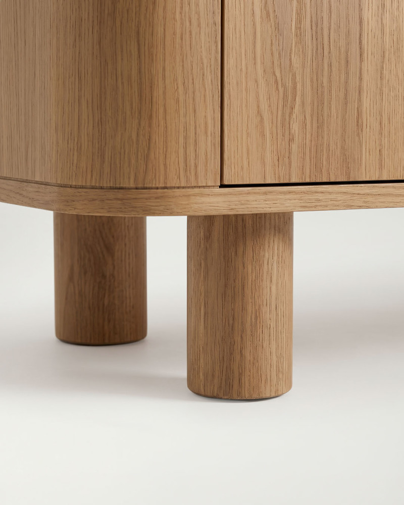Mueble TV 4 puertas INAYA vista detalle patas