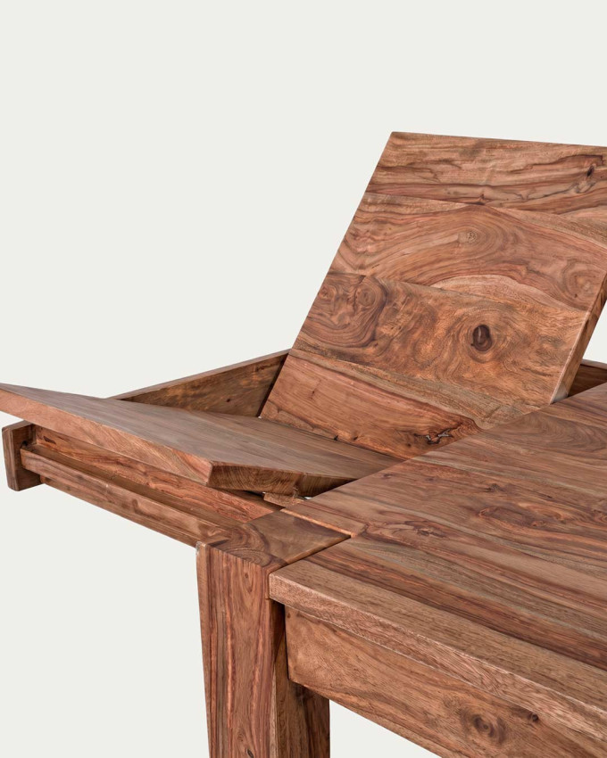 Mesa comedor extensible de madera GARNACHA