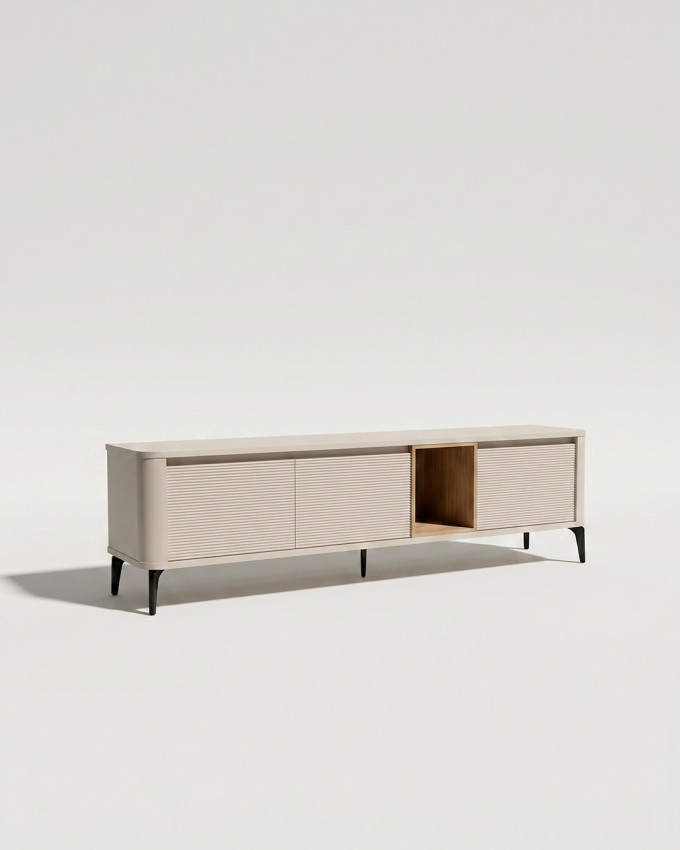 Mueble TV con patas metálicas DORI