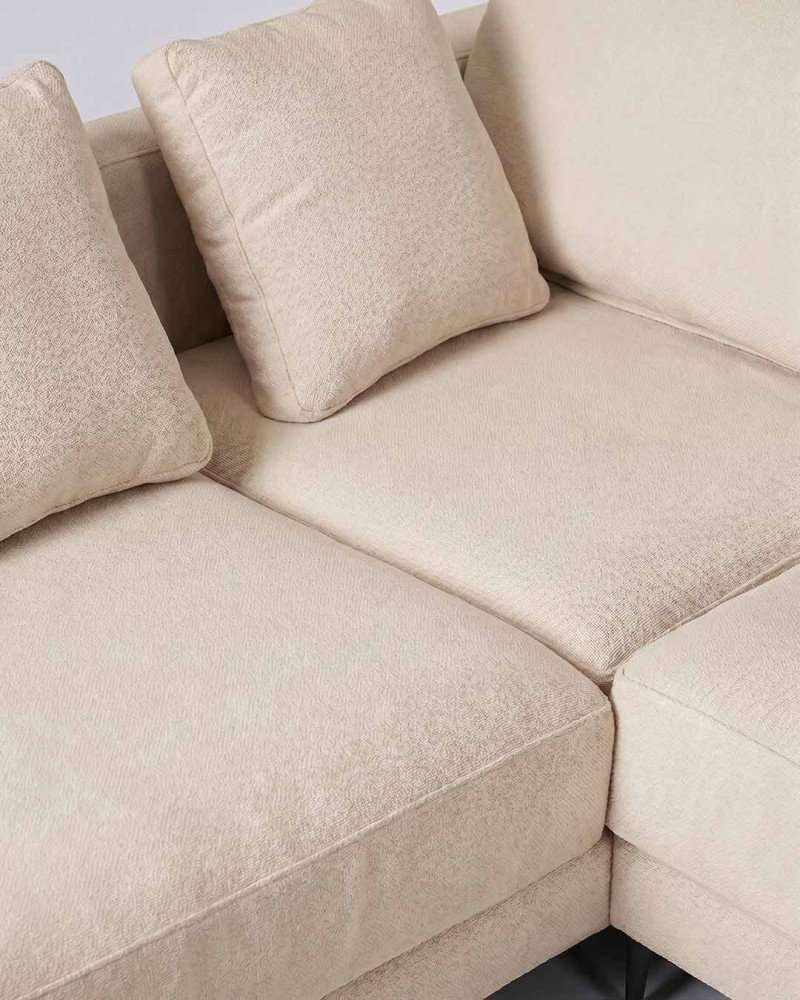 Chaise longue patas metálicas SINO | Rey Home