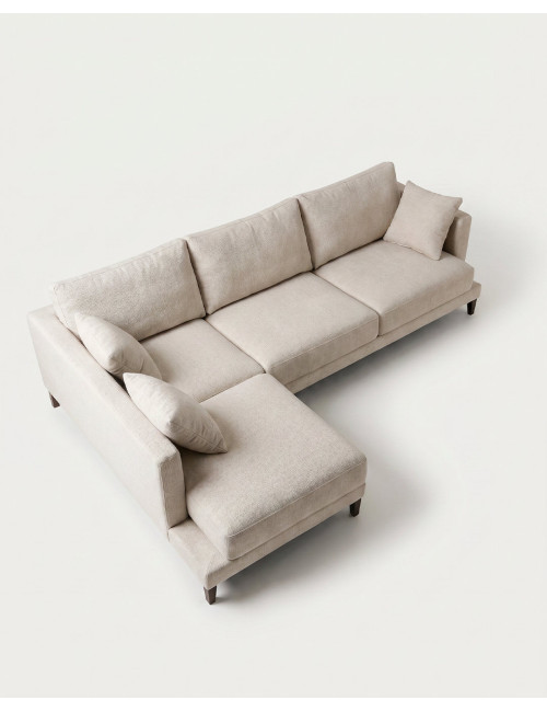Chaise longue patas metálicas SINO | Rey Home