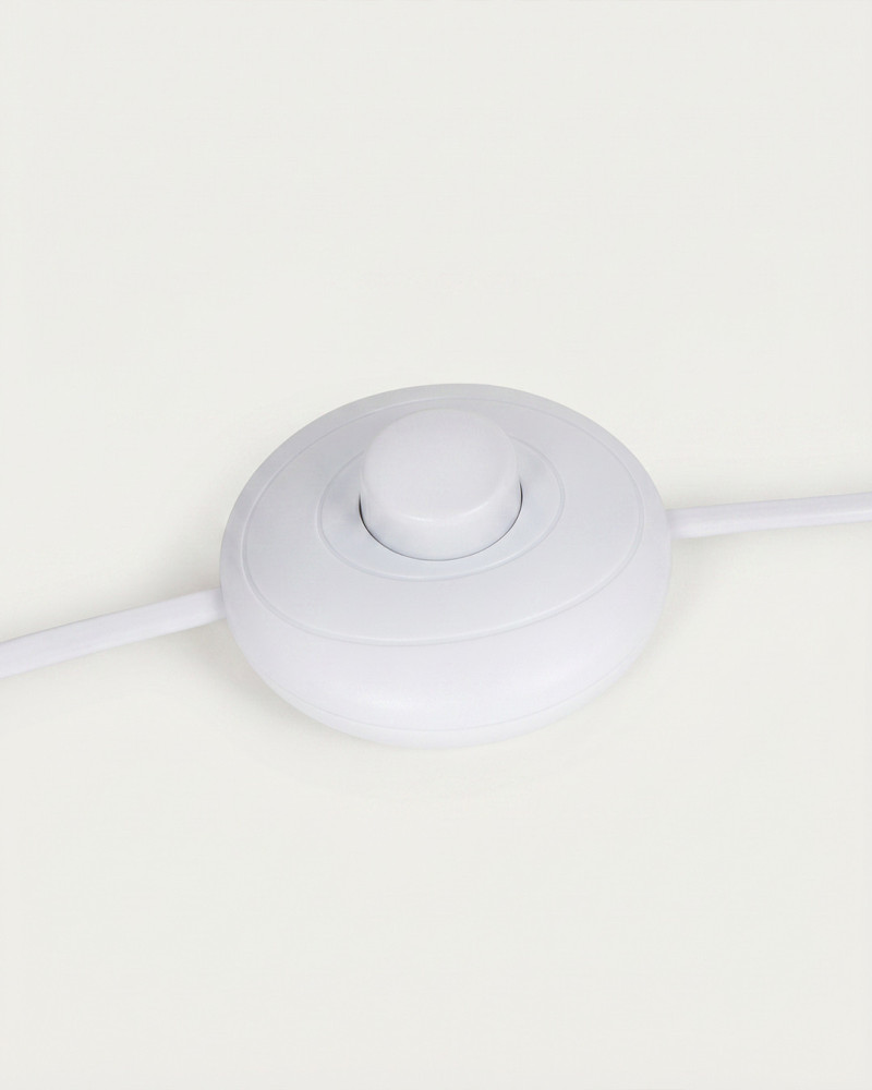 Lámpara pie ceramica BRISEN detalle interruptor