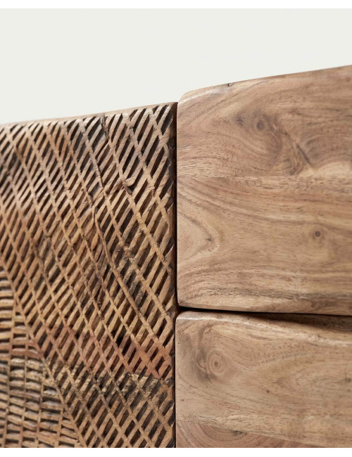 Aparador en madera de acacia JACKIE detalle