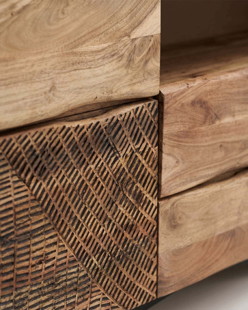 Aparador en madera de acacia JACKIE detalle 2