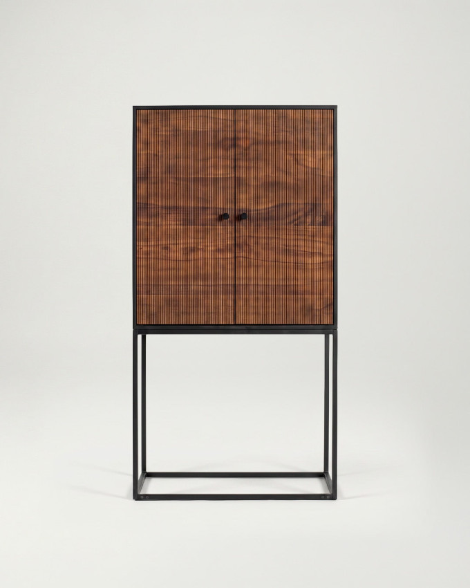 Vitrina alta madera de mango VANASI